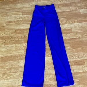 Five Royal blue YXL wide leg pants. Perfect only worn once.